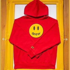 NWT Red Justin Bieber “Drew” hoodie